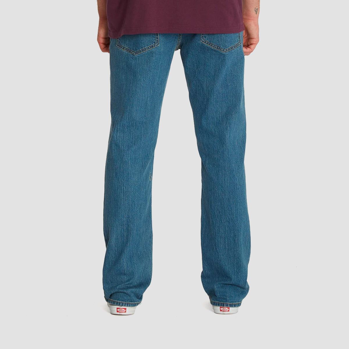 Volcom Solver Modern Straight Fit Jeans Old Town Indigo