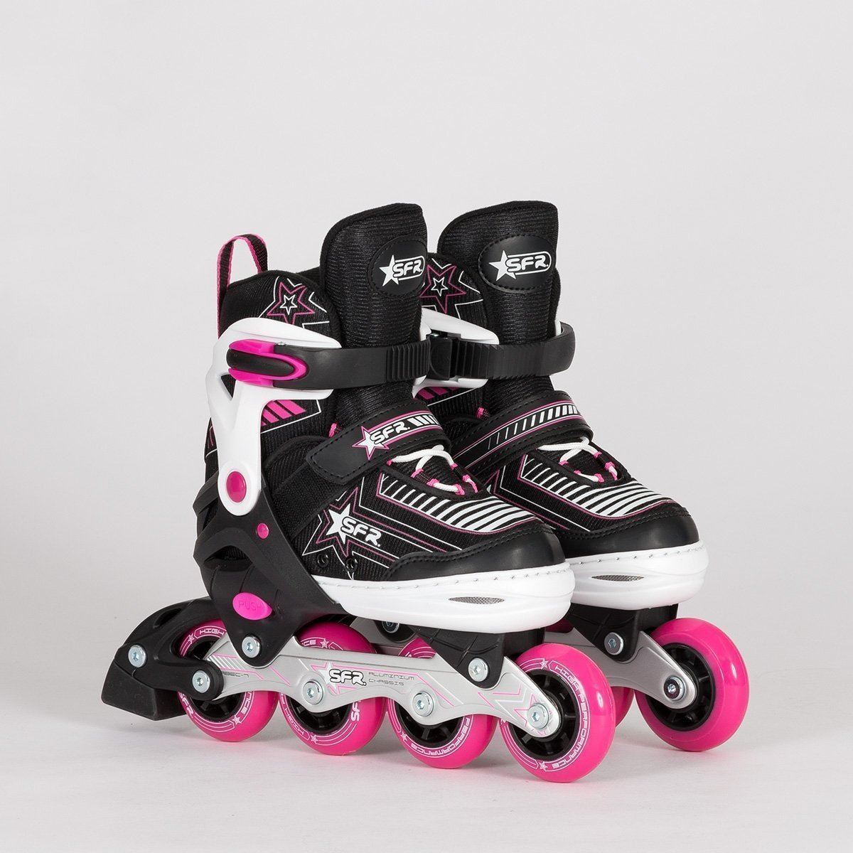 SFR Pulsar Adjustable Inline Skates Pink - Kids