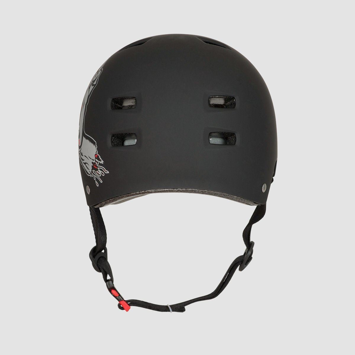 Bullet x Santa Cruz Screaming Hand Skate/Bmx Helmet Matte Black