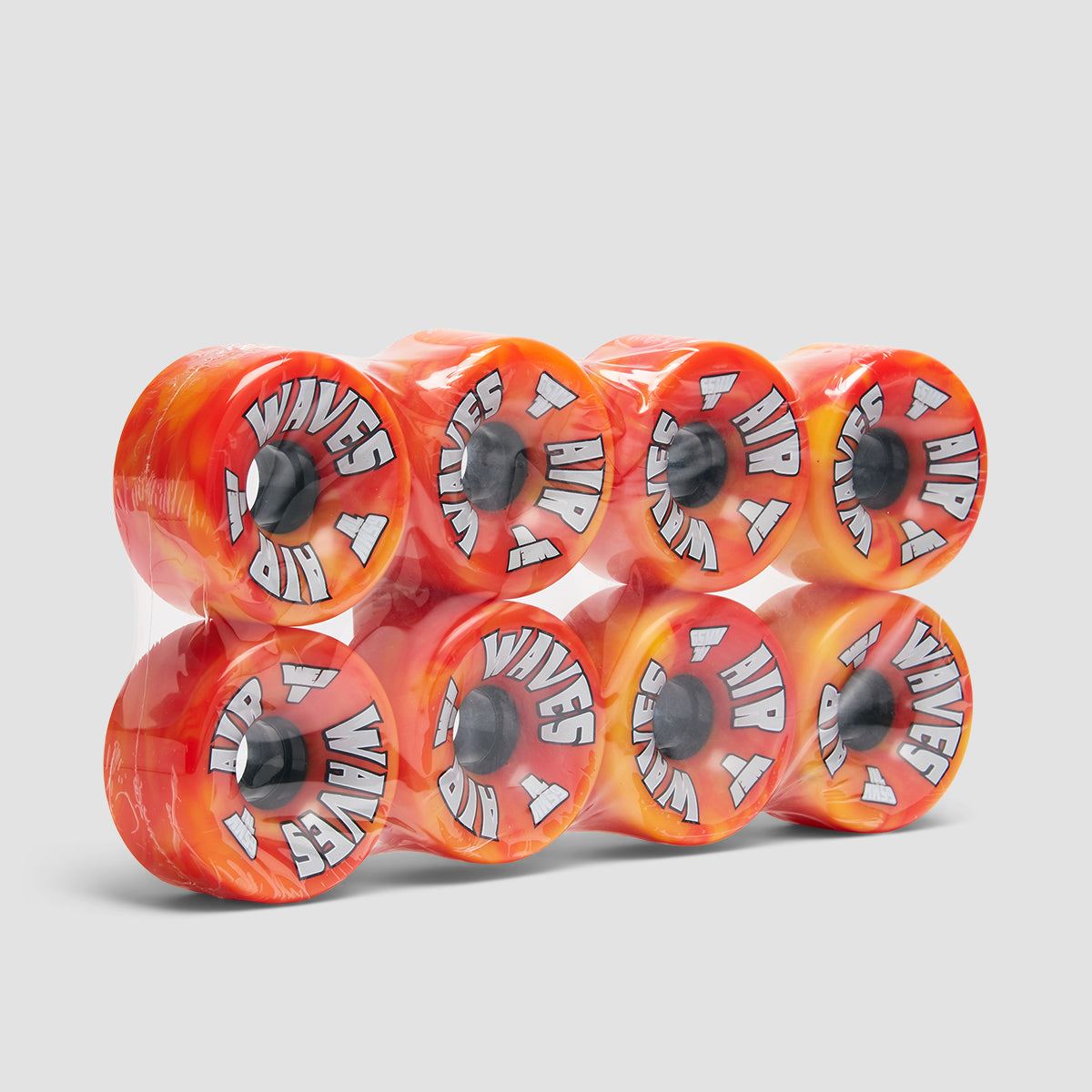 Air Waves USA 78a Quad Wheels x8 Orange/Yellow Swirl