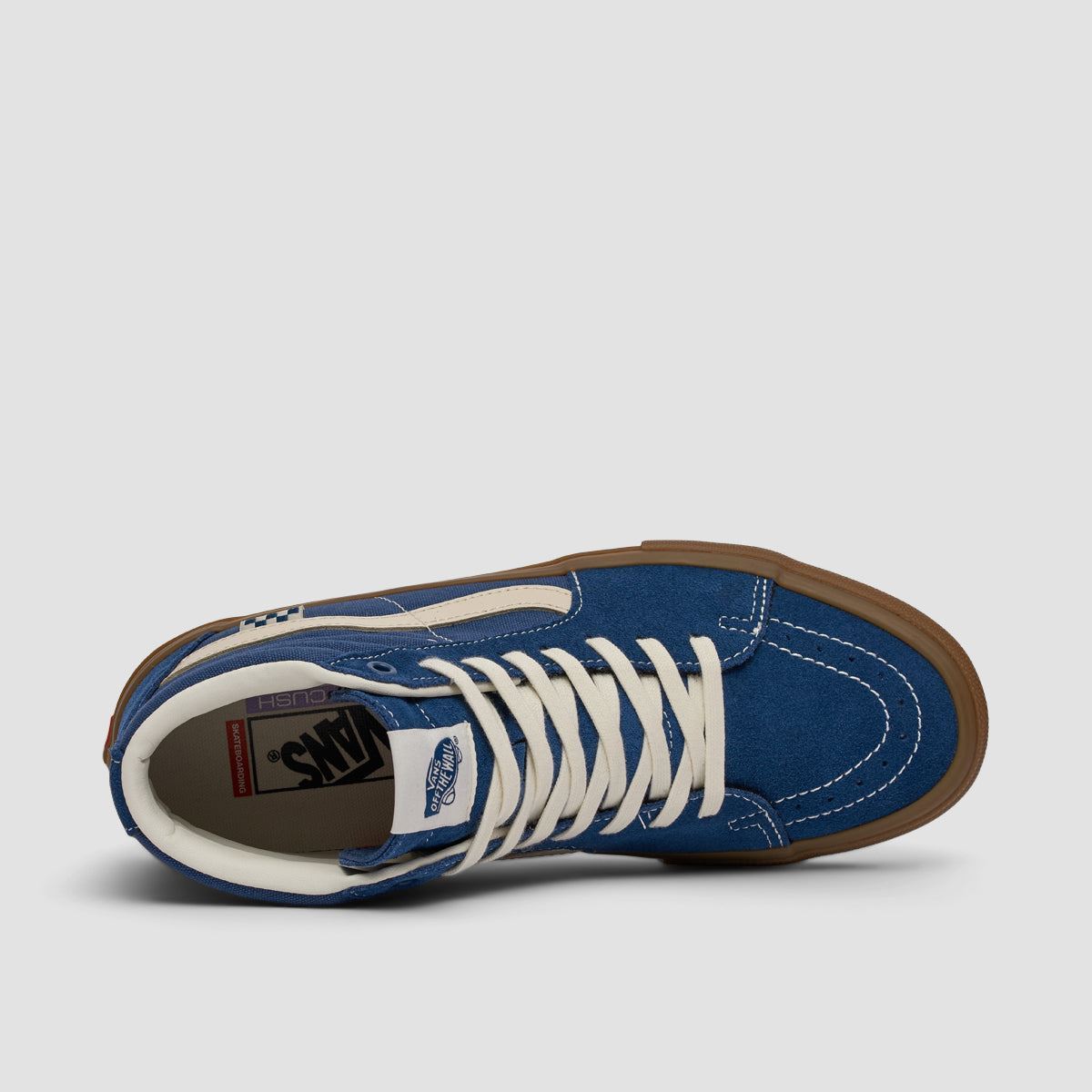 Vans Skate SK8-Hi Shoes Suede Gum Dark Denim 4uk Suede Gum Dark Denim