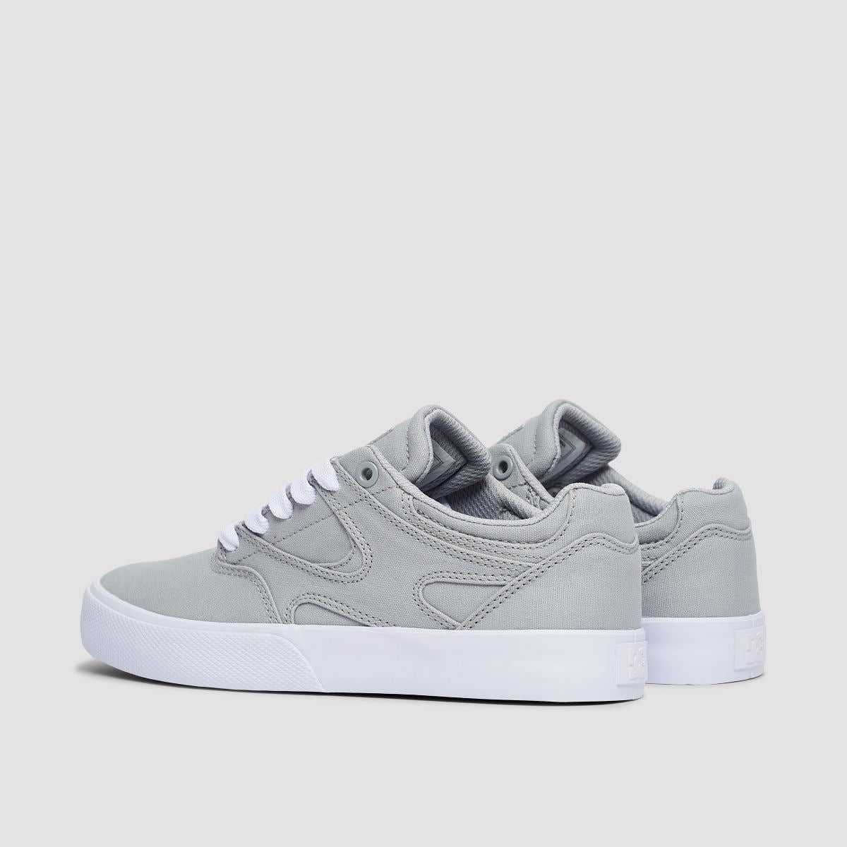 DC Kalis Vulc Shoes - Grey/White - Womens