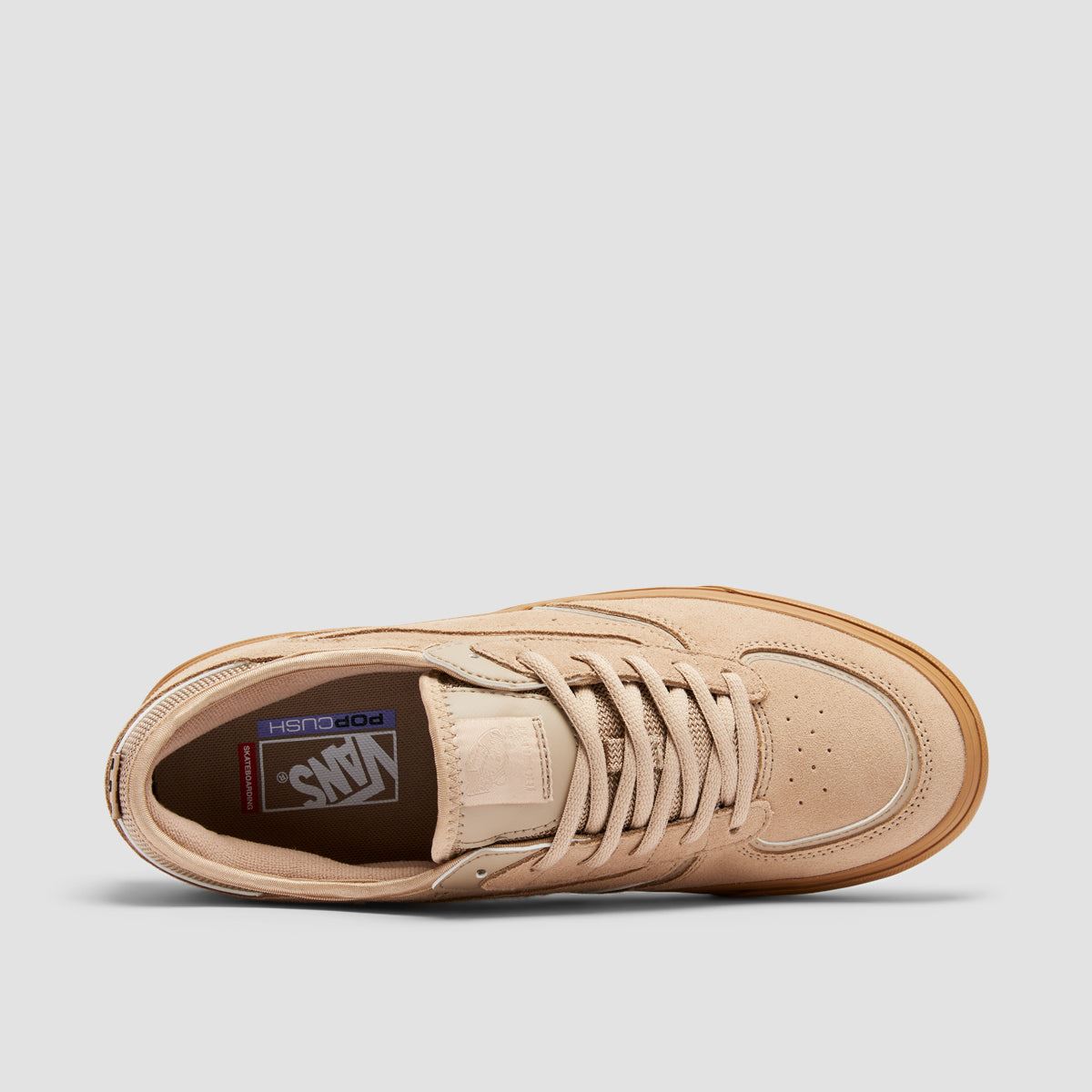 Vans Skate Rowley Shoes - Suede Tan/Gum