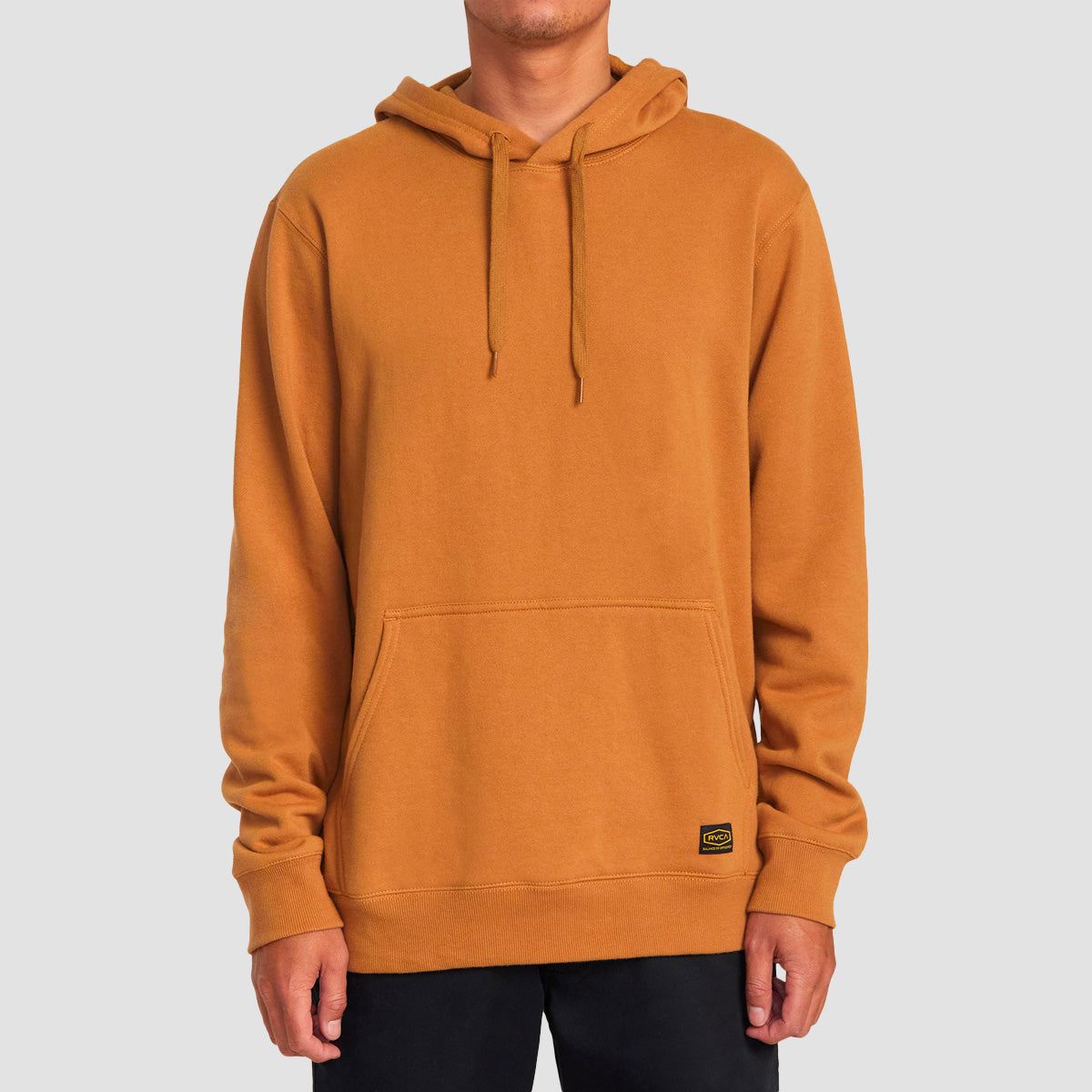 RVCA Recession Collection Americana Pullover Hoodie Camel