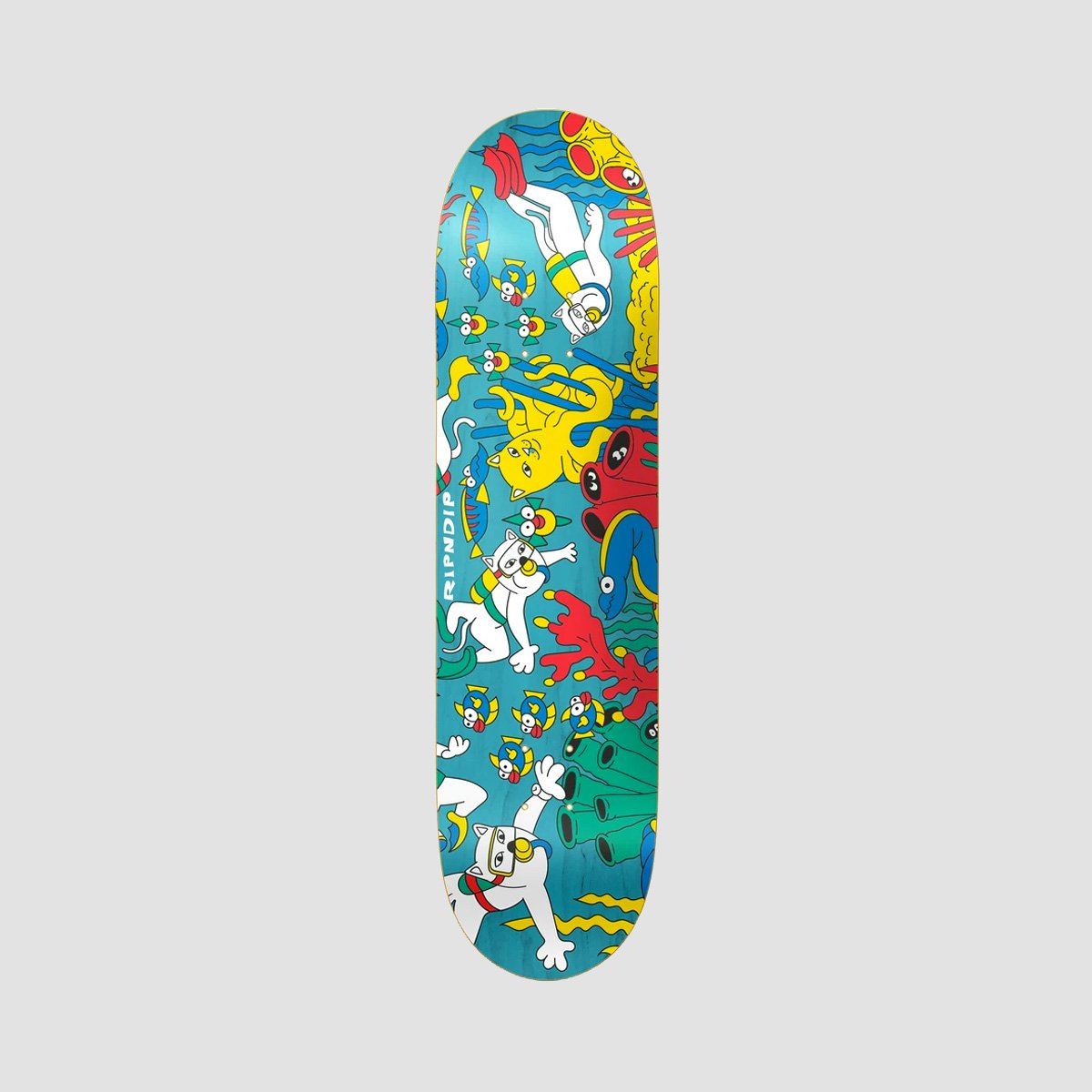 RIPNDIP Under the Sea Skateboard Deck Blue - 8.25"