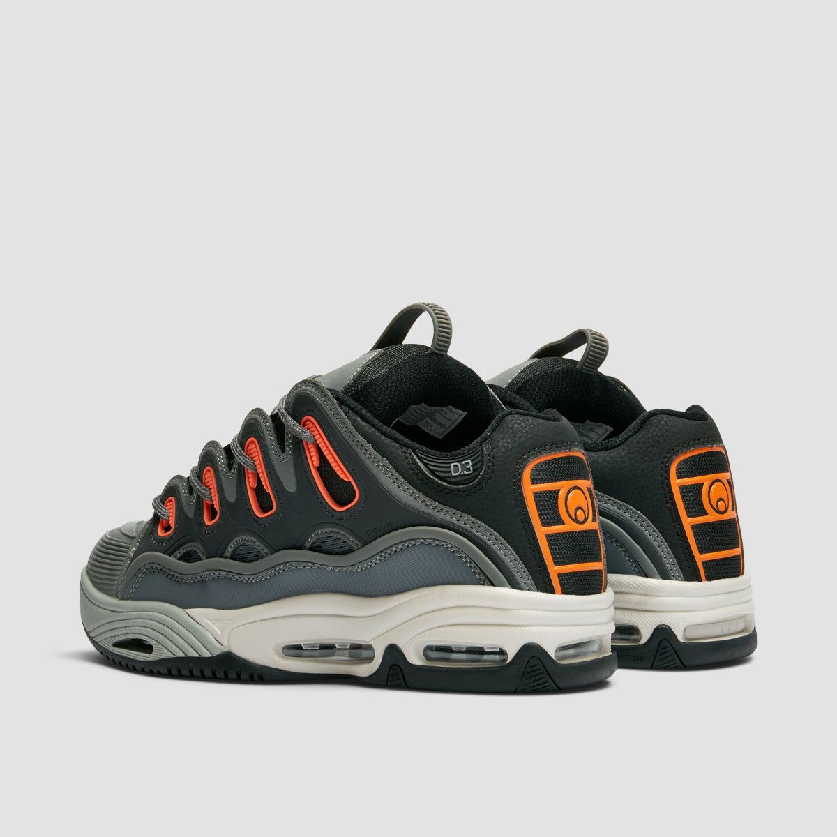 Osiris D3 2001 Shoes - Charcoal/Orange/Black