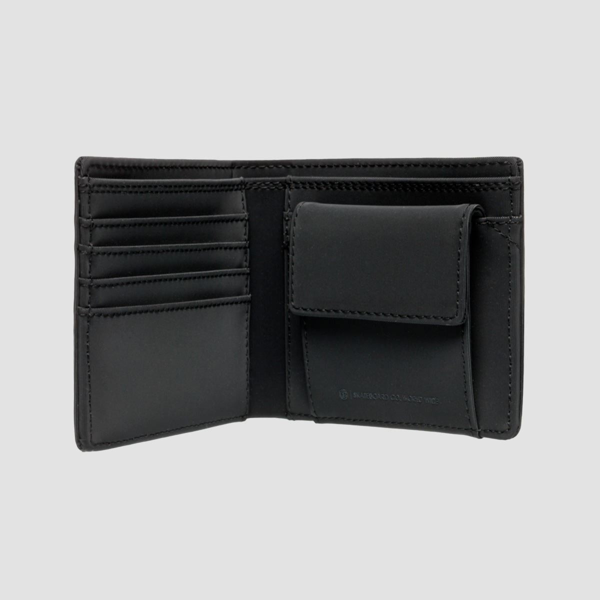 Element Icon Strap Bifold Wallet Flint Black