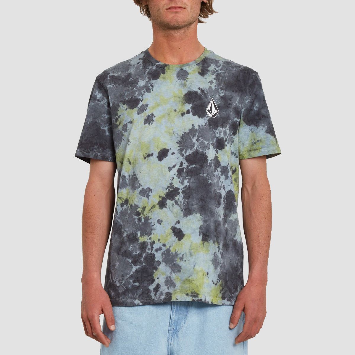 Volcom Iconic Dye T-Shirt Lime Tie Dye