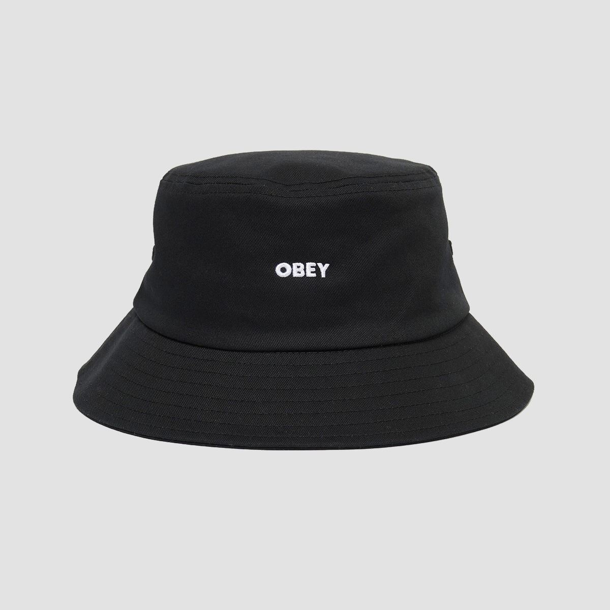 OBEY Bold Twill Bucket Hat Black