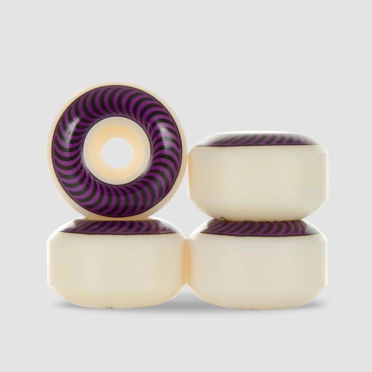 Spitfire Classic Skateboard Wheels White/Purple 58mm