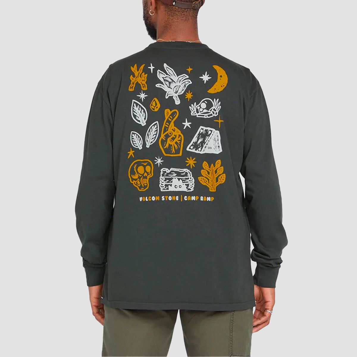 Volcom V Ent Fat Tony Longsleeve T-Shirt Stealth