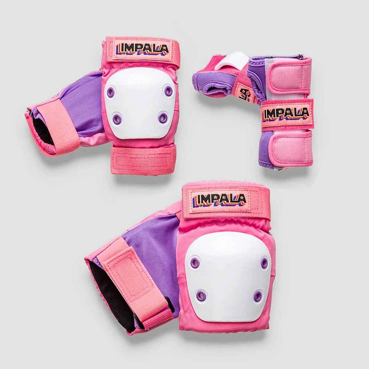 Impala Protective Pad Set Pink/Pink Patch - Kids