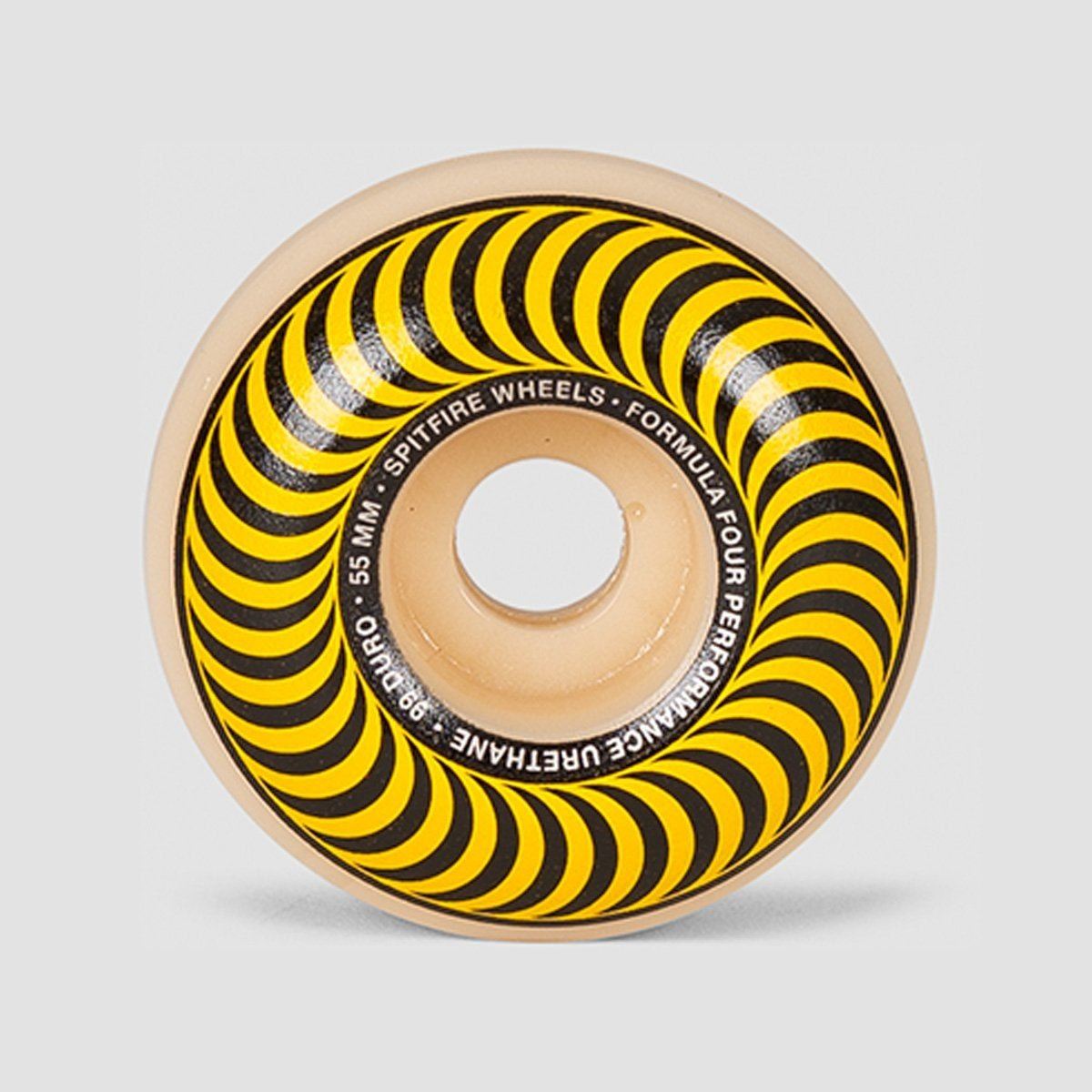 Spitfire Formula Four Classics 99du Skateboard Wheels Natural/Yellow 55mm