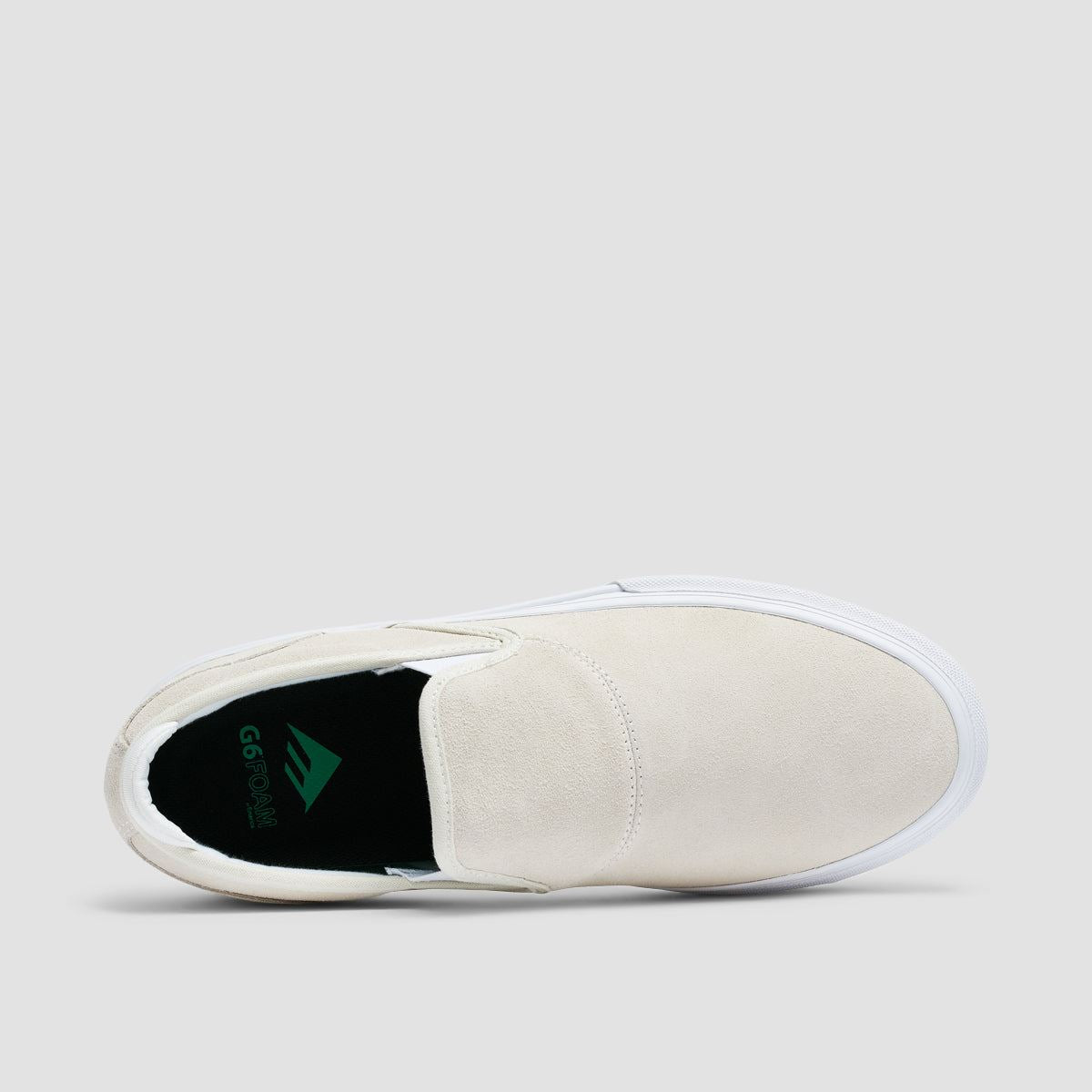 Emerica Wino G6 Slip On Shoes White
