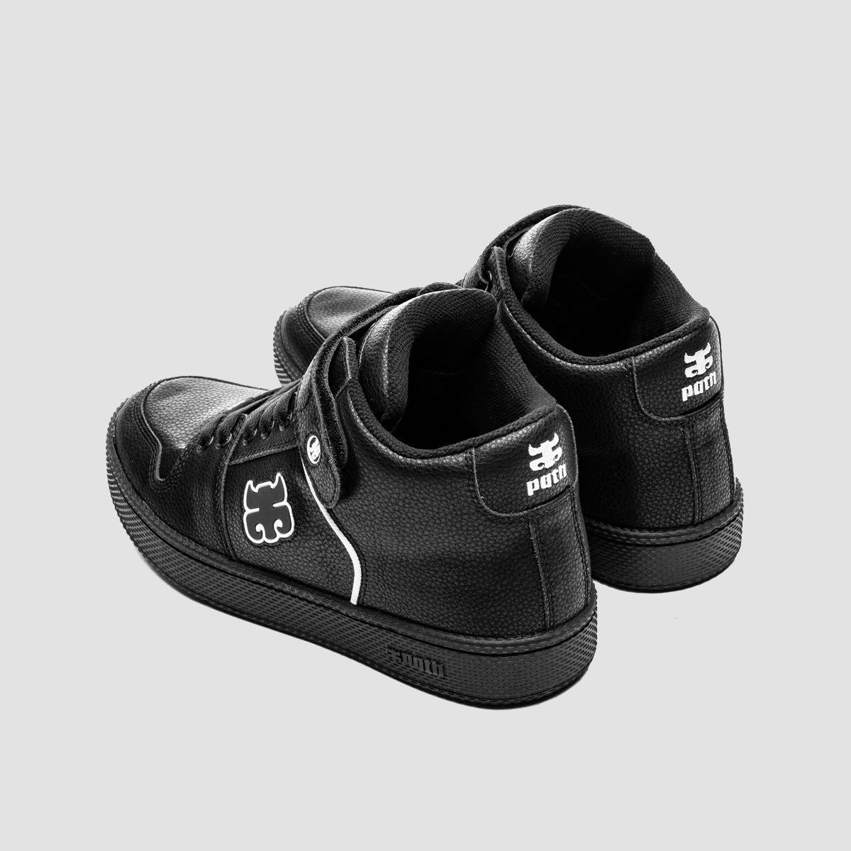 IPATH Grasshopper Mid Top Shoes - Black Pebble Leather