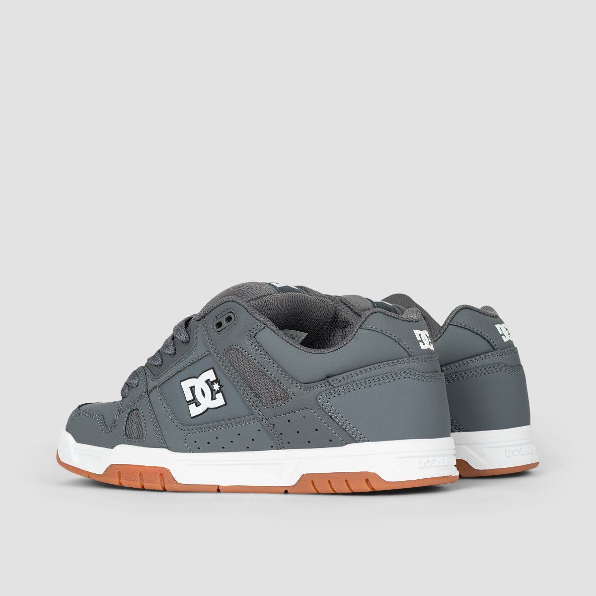DC Stag Shoes - Grey/Gum