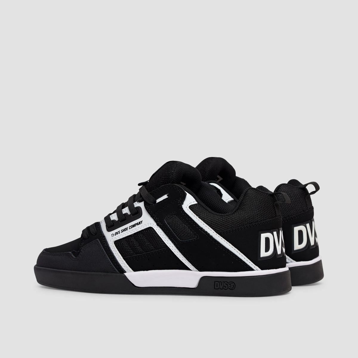 DVS Comanche 2.0+ Shoes - Black/White/Black Nubuck