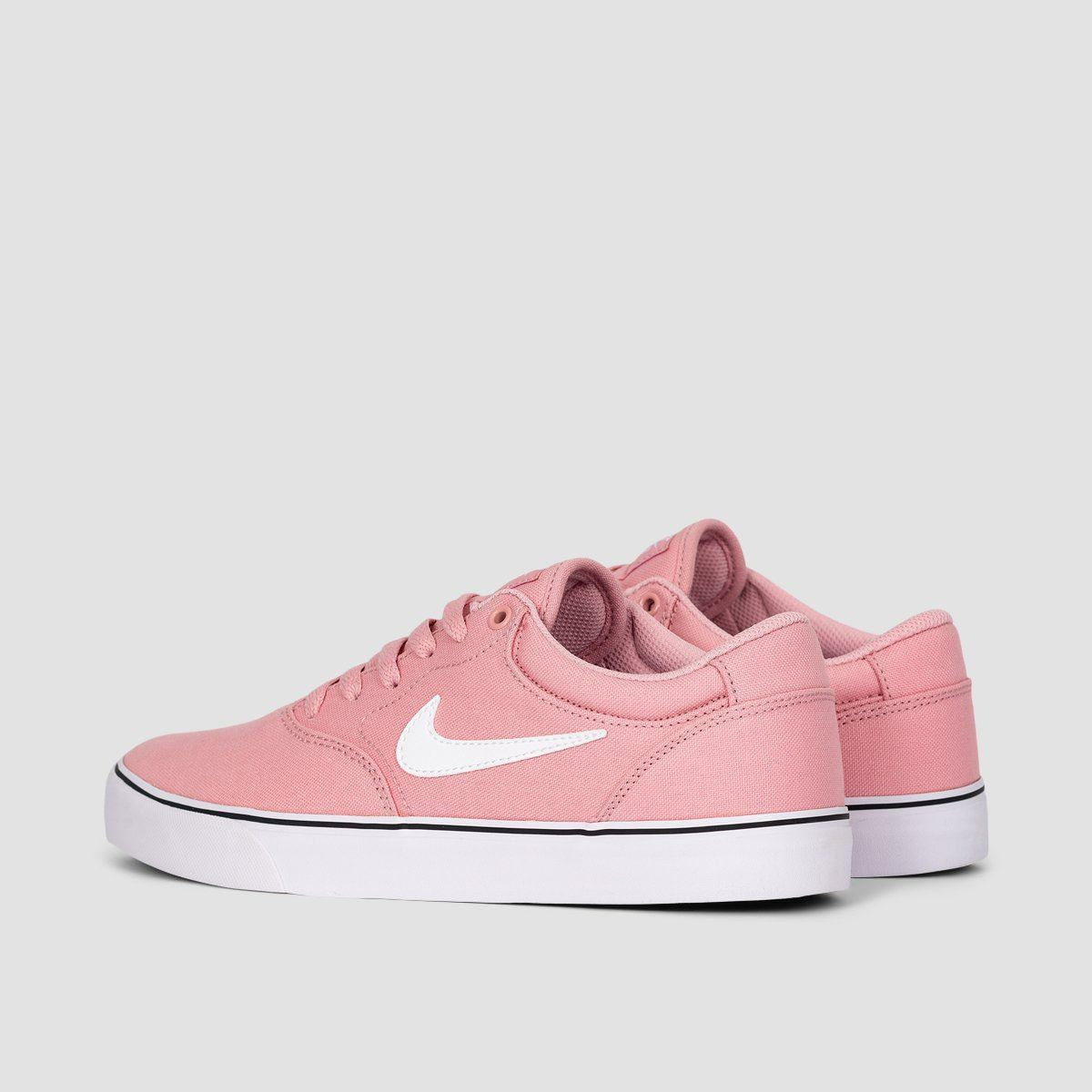 Nike SB Chron 2 Canvas Shoes - Pink Glaze/White/Pink Glaze/Black