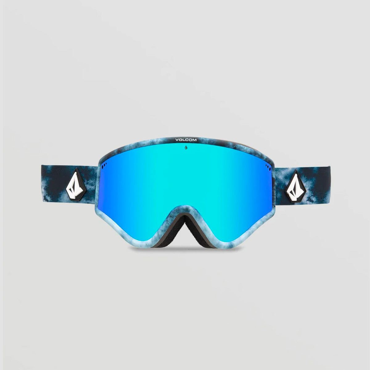 Volcom Yae Snow Goggles Lagoon Tie-Dye/Blue Chrome