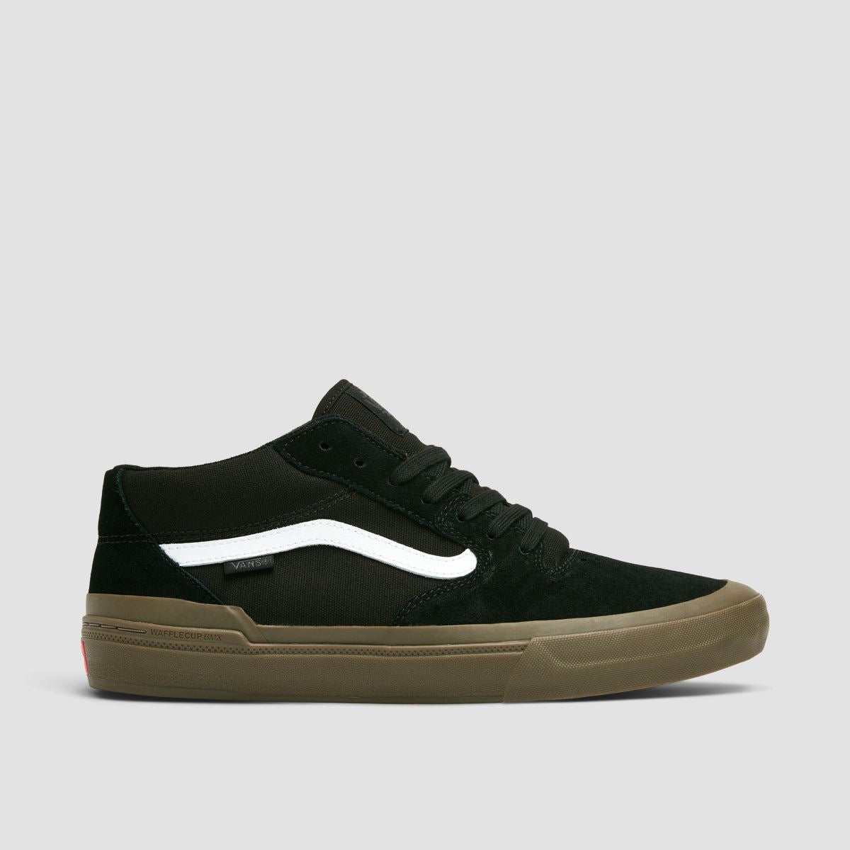 Vans BMX Style 114 Mid Top Shoes - Black/Dark Gum