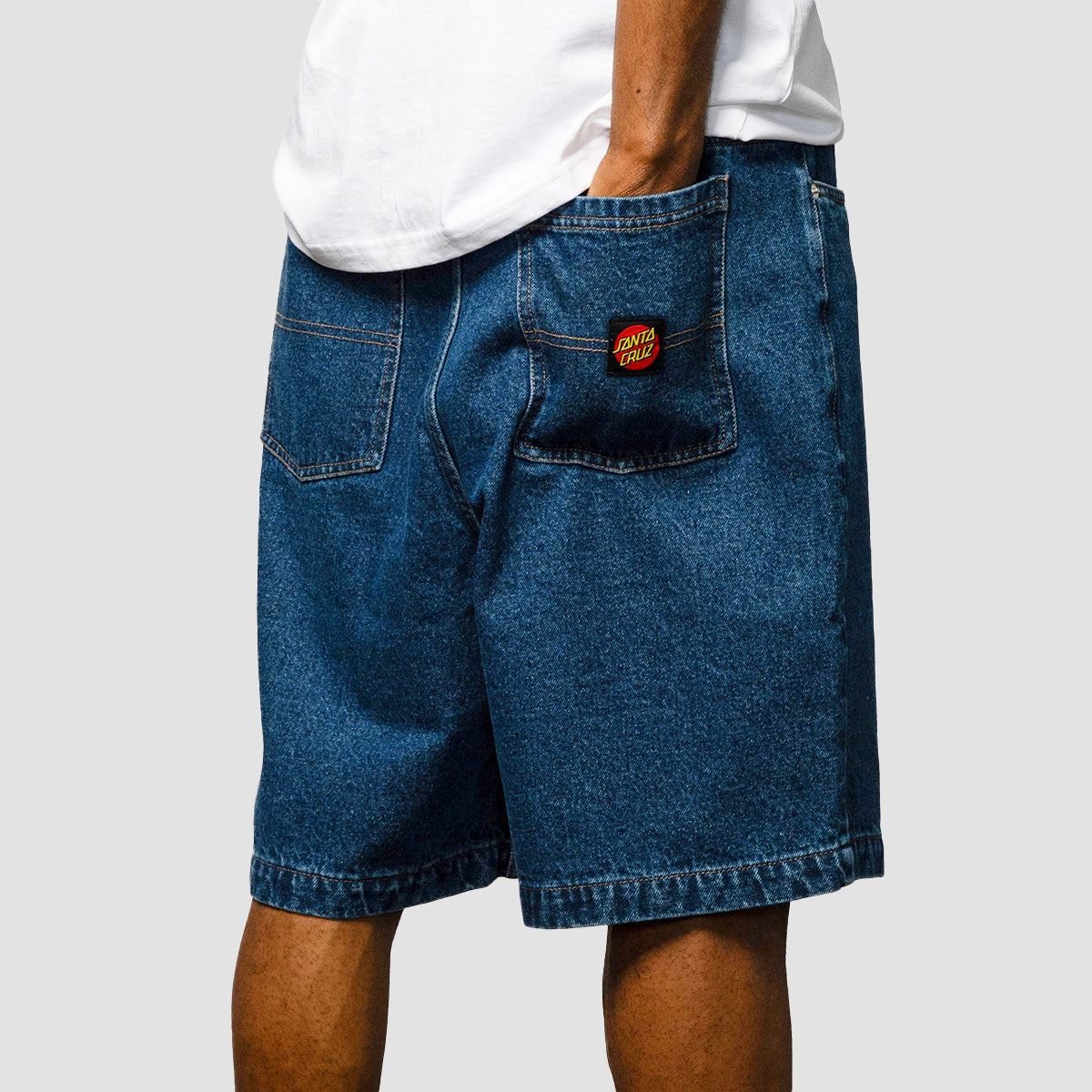 Santa Cruz Big Denim Shorts Classic Blue