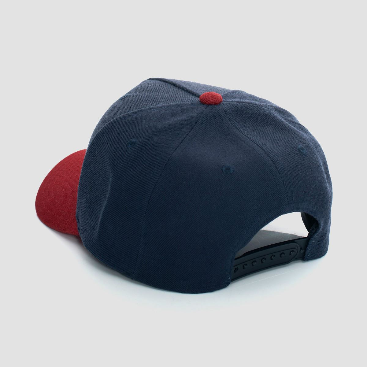 Brixton Crest C MP Snapback Cap Washed Navy/Island Berry