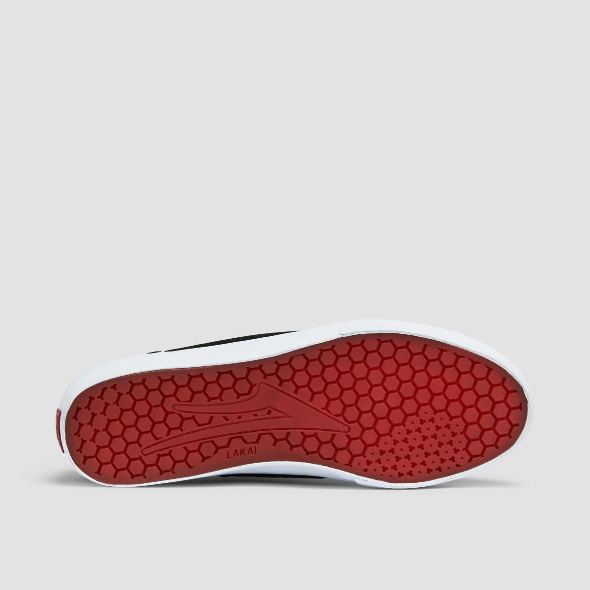 Lakai Flaco II Shoes - Black/Red Suede