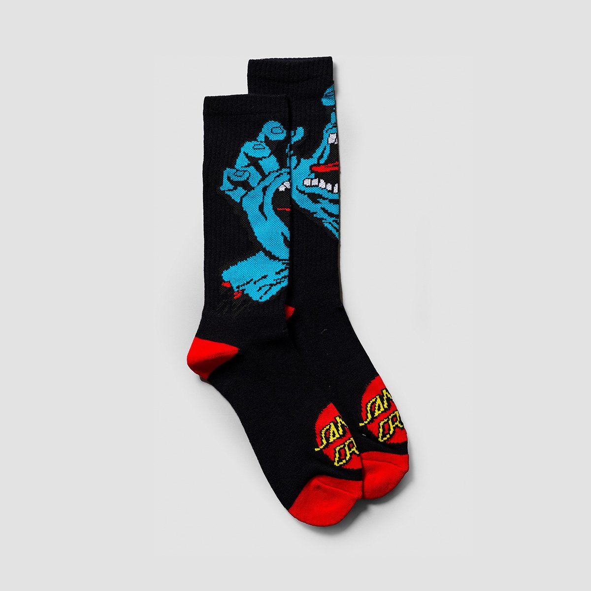 Santa Cruz Screaming Hand Socks Black