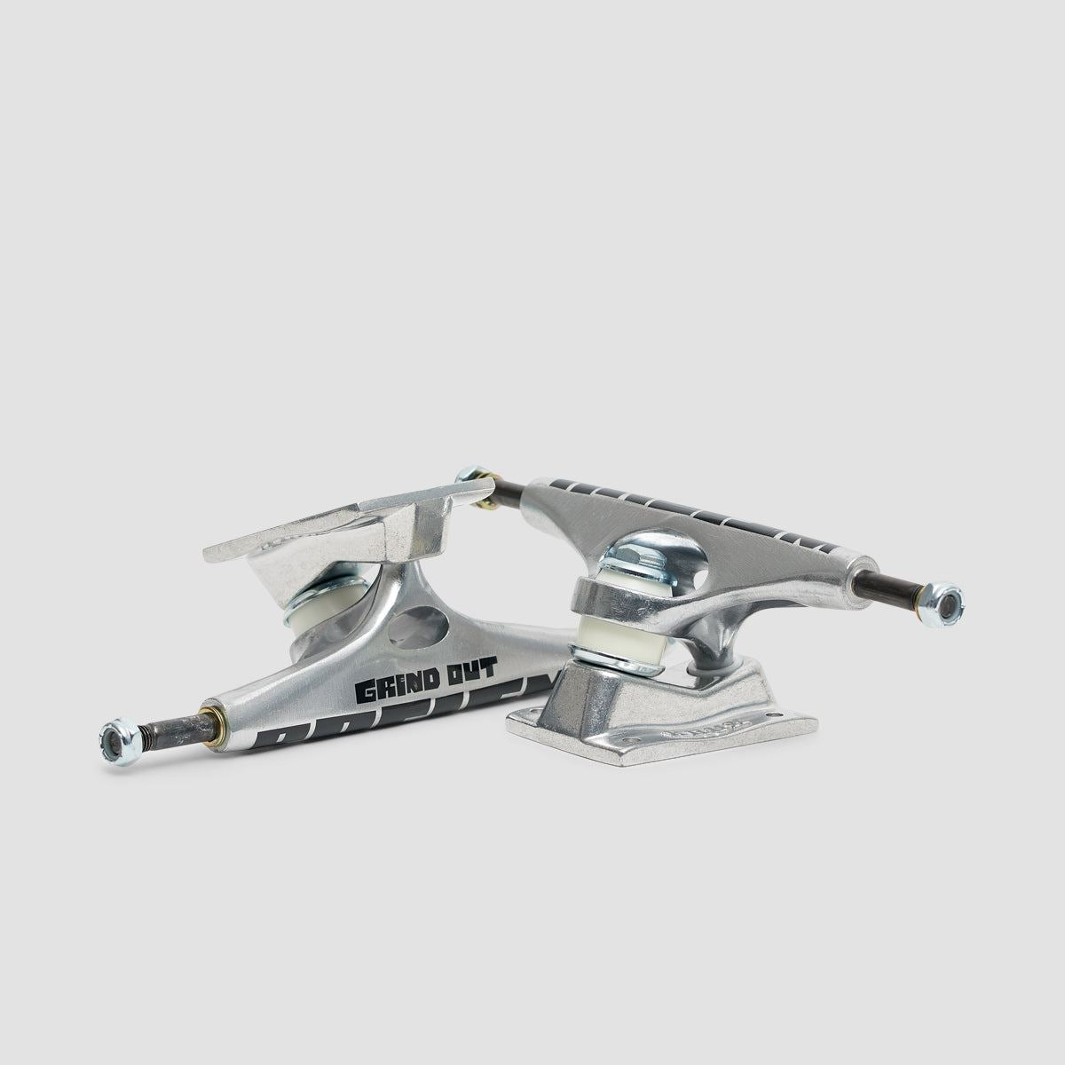 Krux K5 Grind Out Racism DLK Standard Skateboard Trucks 1 Pair Silver - 8.25"