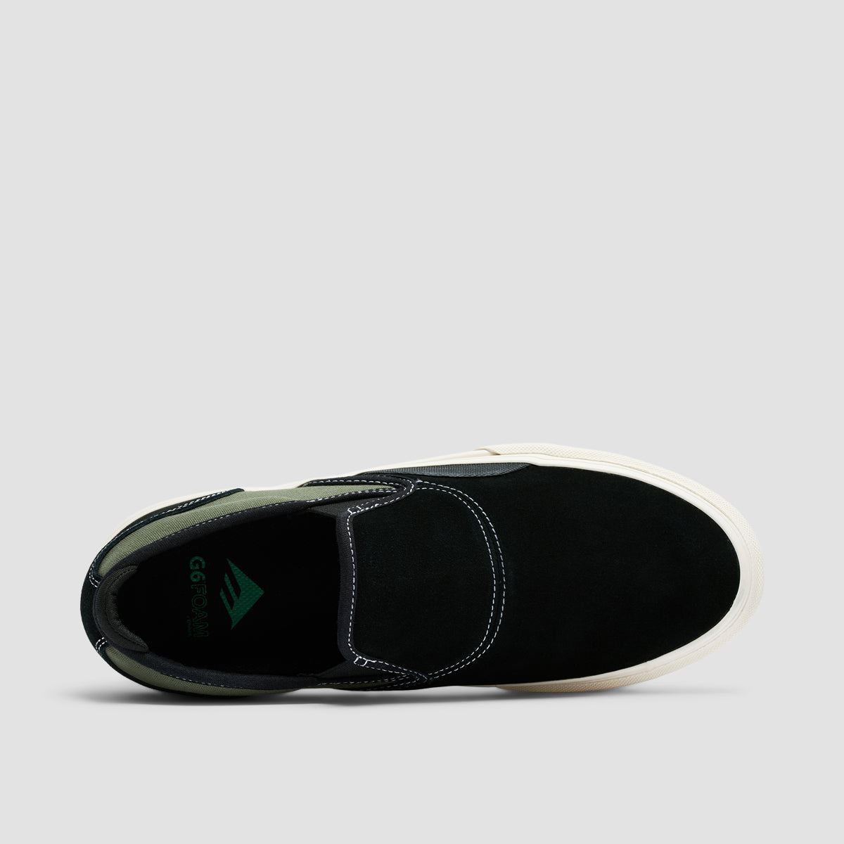 Emerica Wino G6 Slip On Shoes Black/Olive