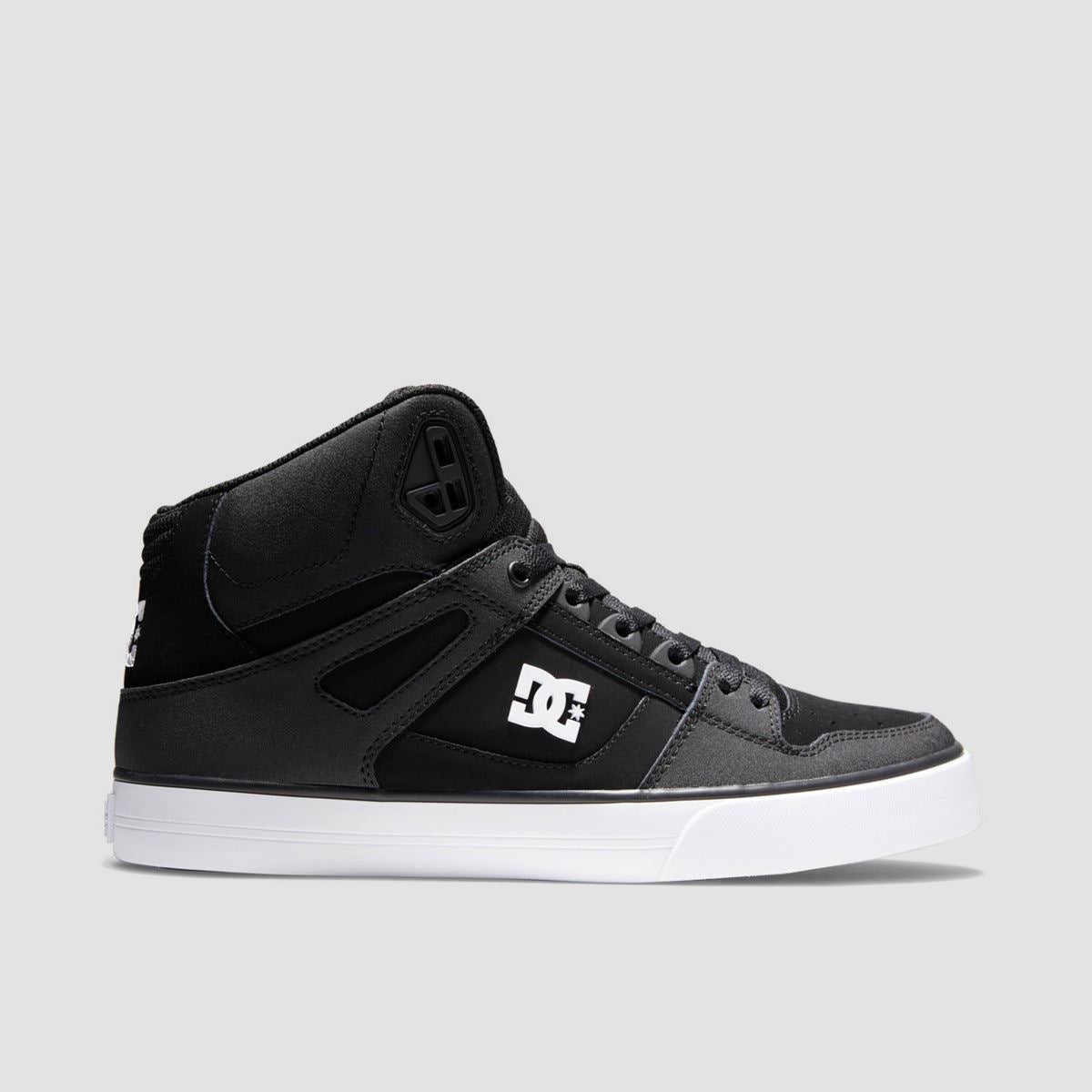 DC Pure WC High Top Shoes - Black/Black/White