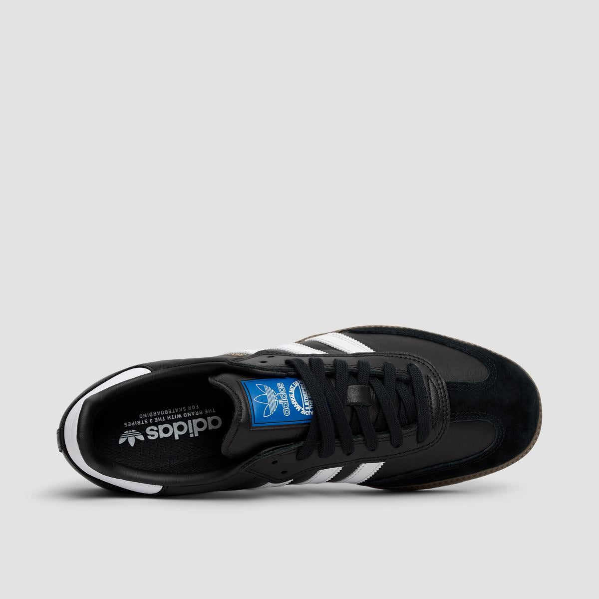 adidas Samba ADV Shoes - Core Black/Footwear White/Gold Metallic