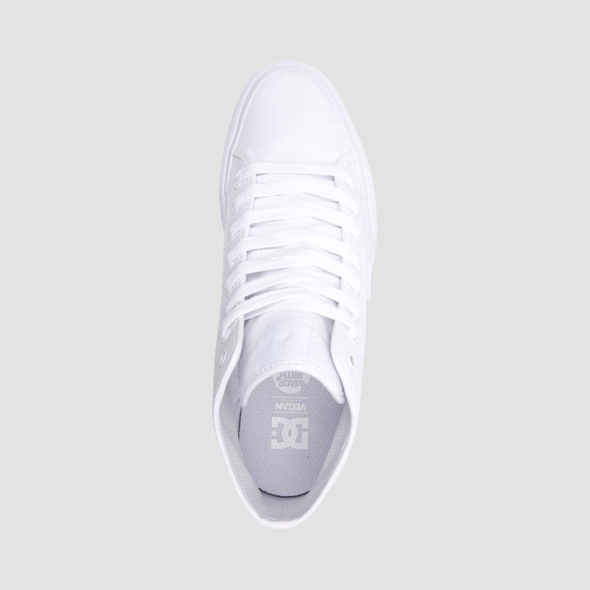 DC Manual Hi TXSE Shoes - White