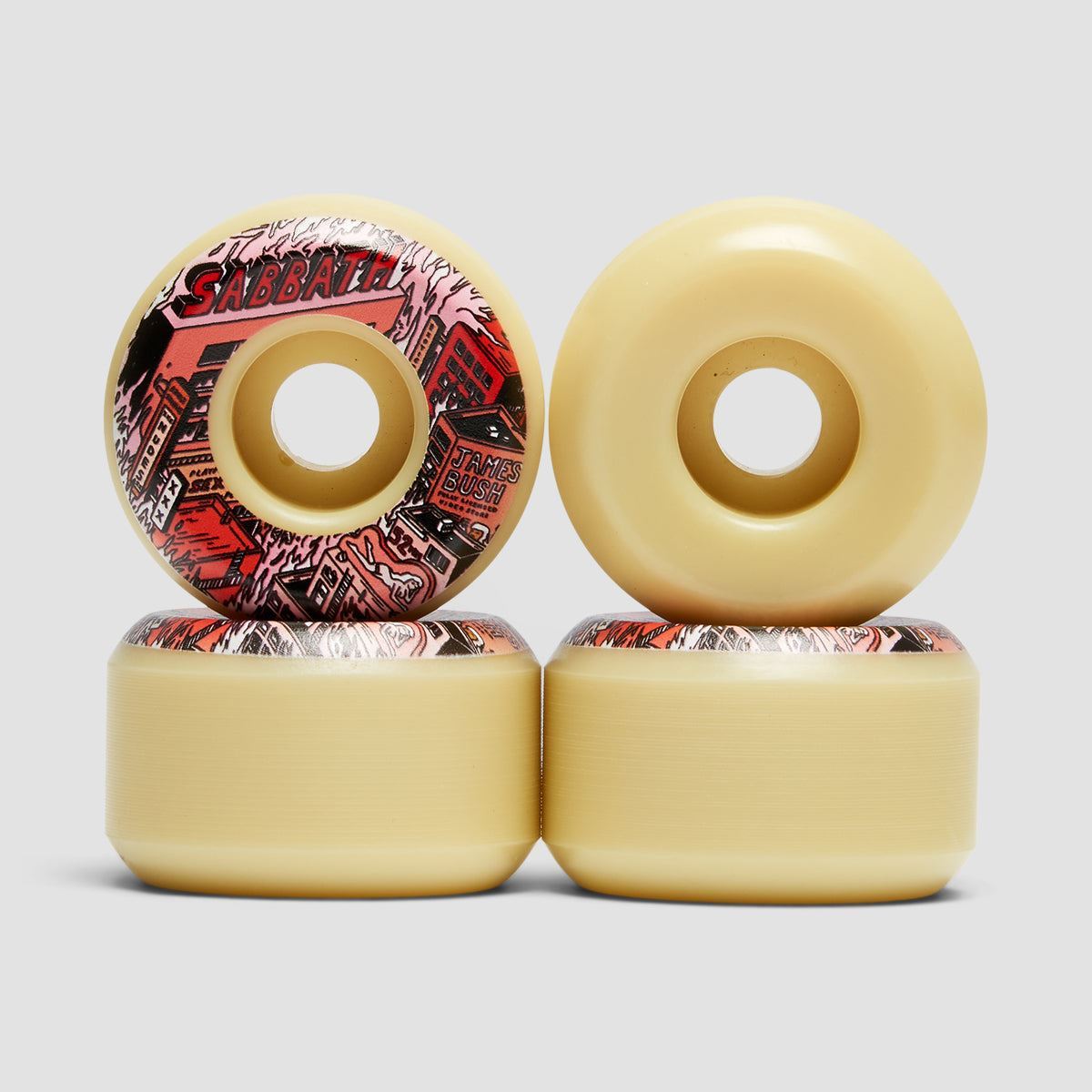 Sabbath James Bush Pro Model 2 Conical ATU 99A Skateboard Wheels 52mm