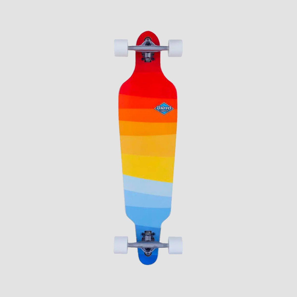 D Street Horizon Drop Through Longboard Skateboard Multi - 37"
