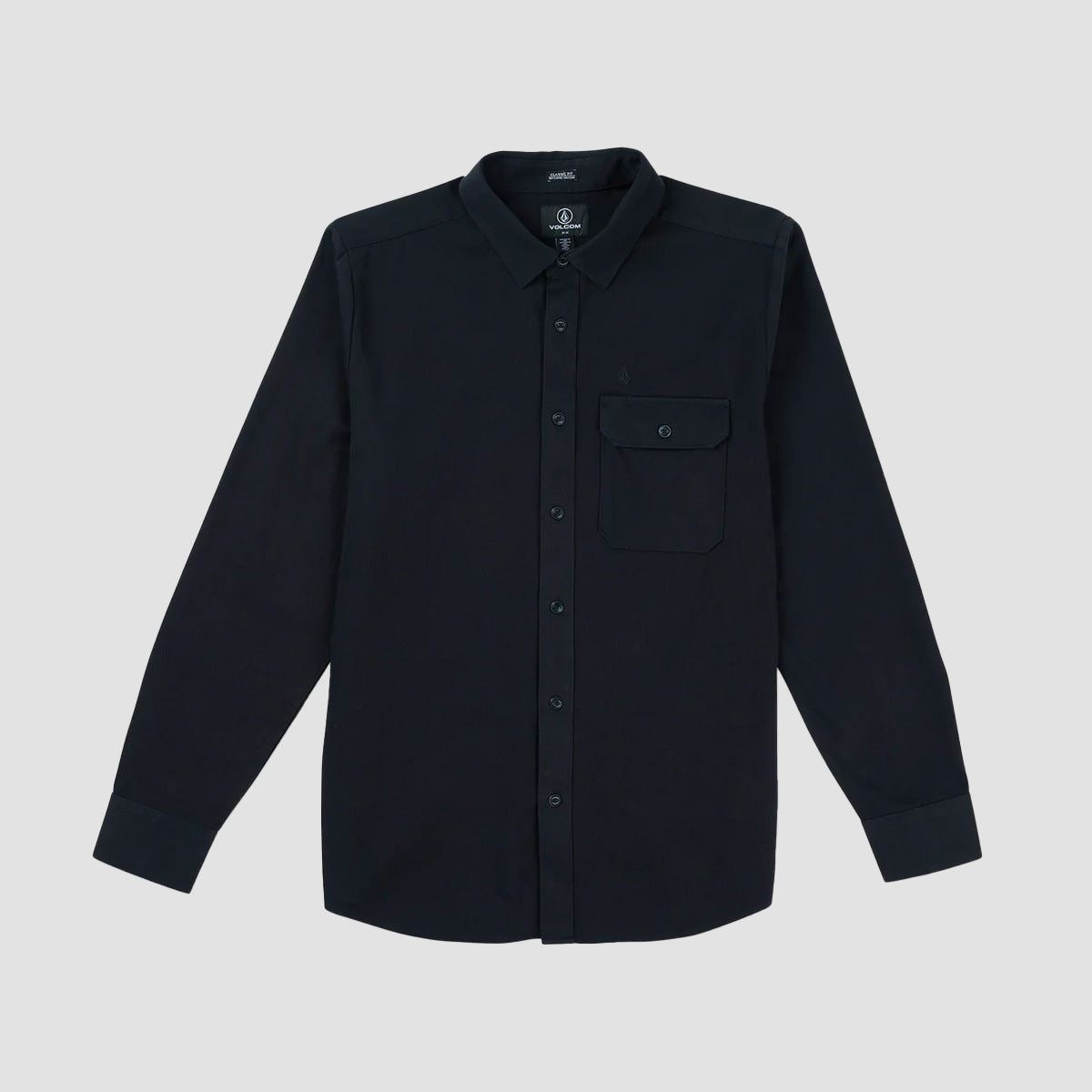 Volcom Frickin Workshirt Longsleeve Shirt Black