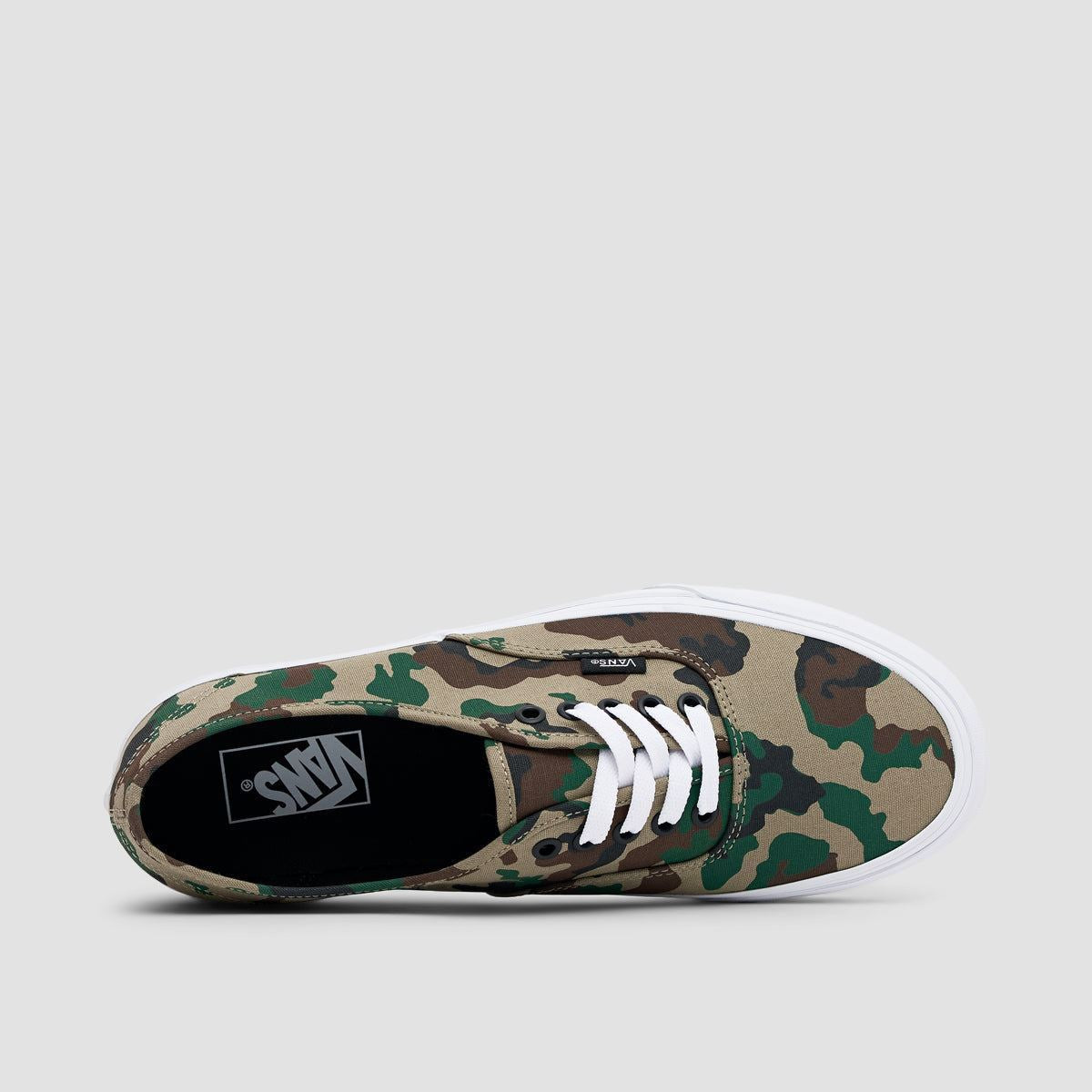 Army print hot sale vans