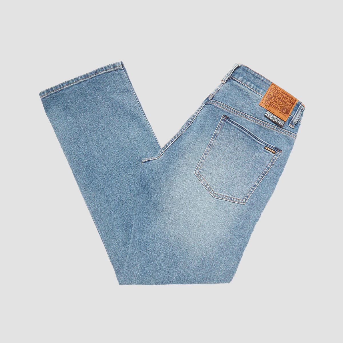 Volcom Modown Relaxed Fit Jeans Old Town Indigo