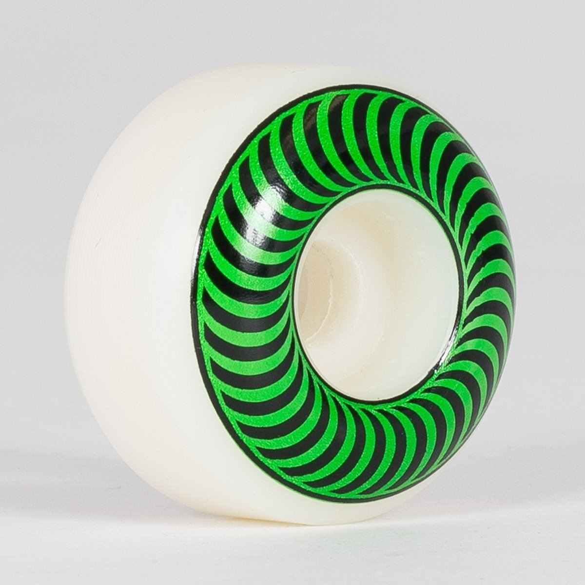 Spitfire Classic Skateboard Wheels White/Green 52mm