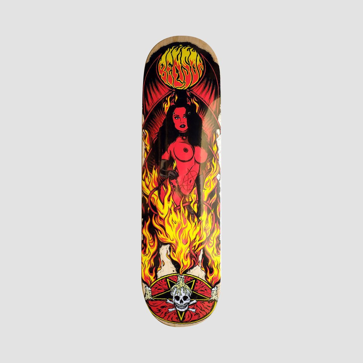 Death Benson Devil Red Woman II Skateboard Deck - 8.75"