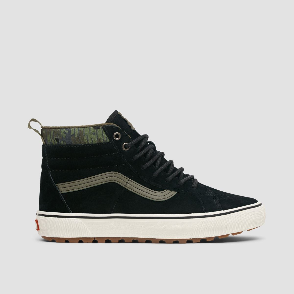 Vans SK8-Hi MTE-1 High Top Shoes - Rain Camo Black/Marshmallow