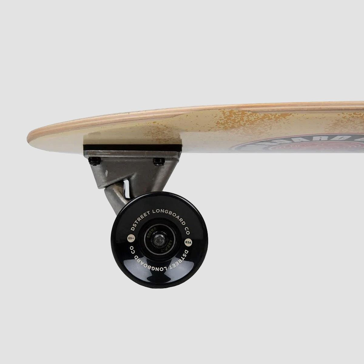 D Street Surfskate Mission Cruiser Skateboard Natural/Red - 32"