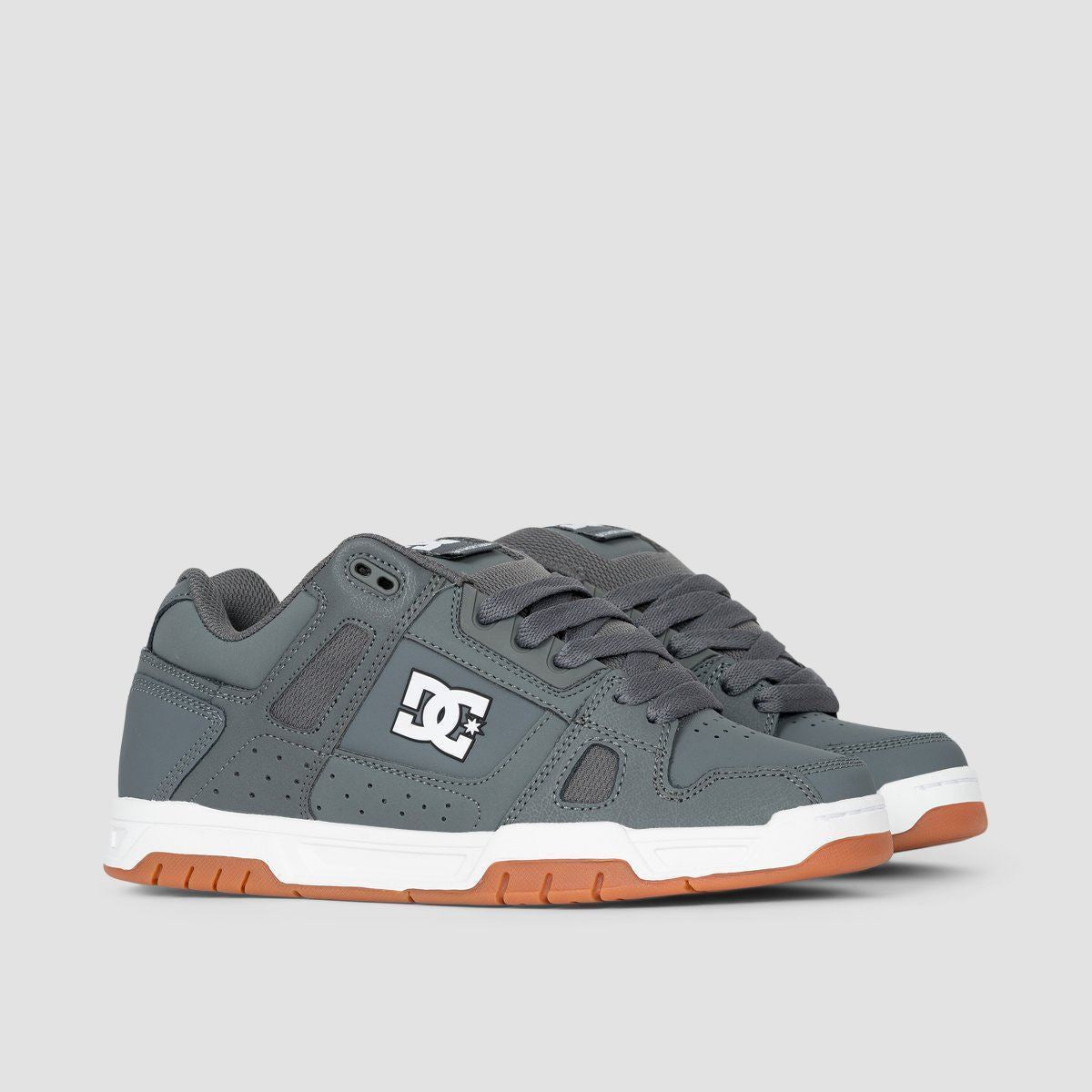 DC Stag Shoes - Grey/Gum