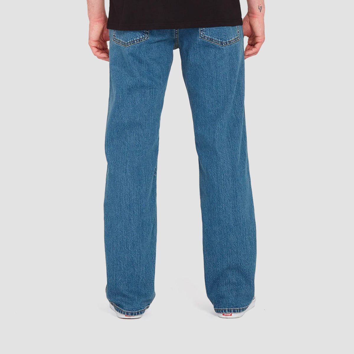 Volcom Modown Relaxed Fit Jeans Aged Indigo