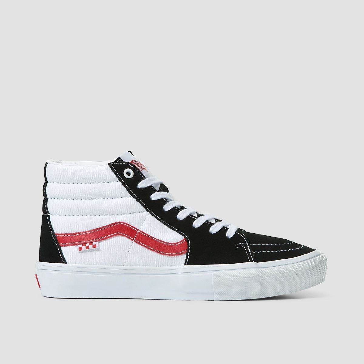 Vans Skate Sk8-Hi Shoes - Athletic Black/Red