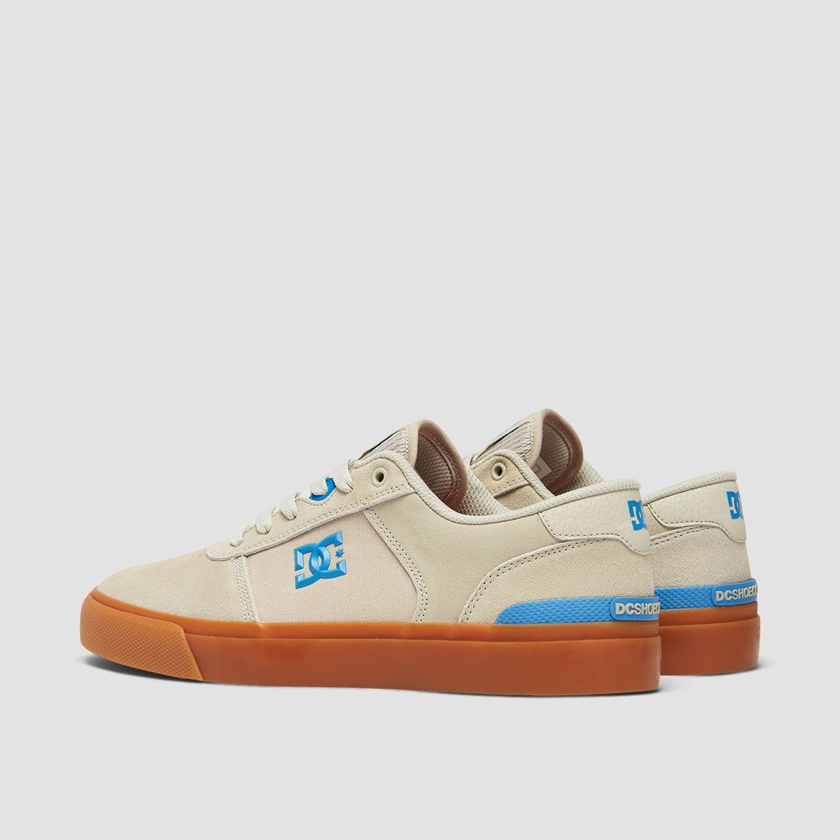 DC Teknic S Shoes - White/Gum