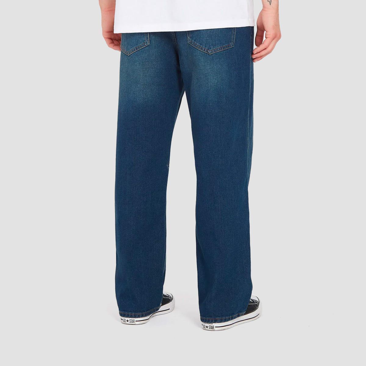 Volcom Nailer Denim Jeans Matured Blue