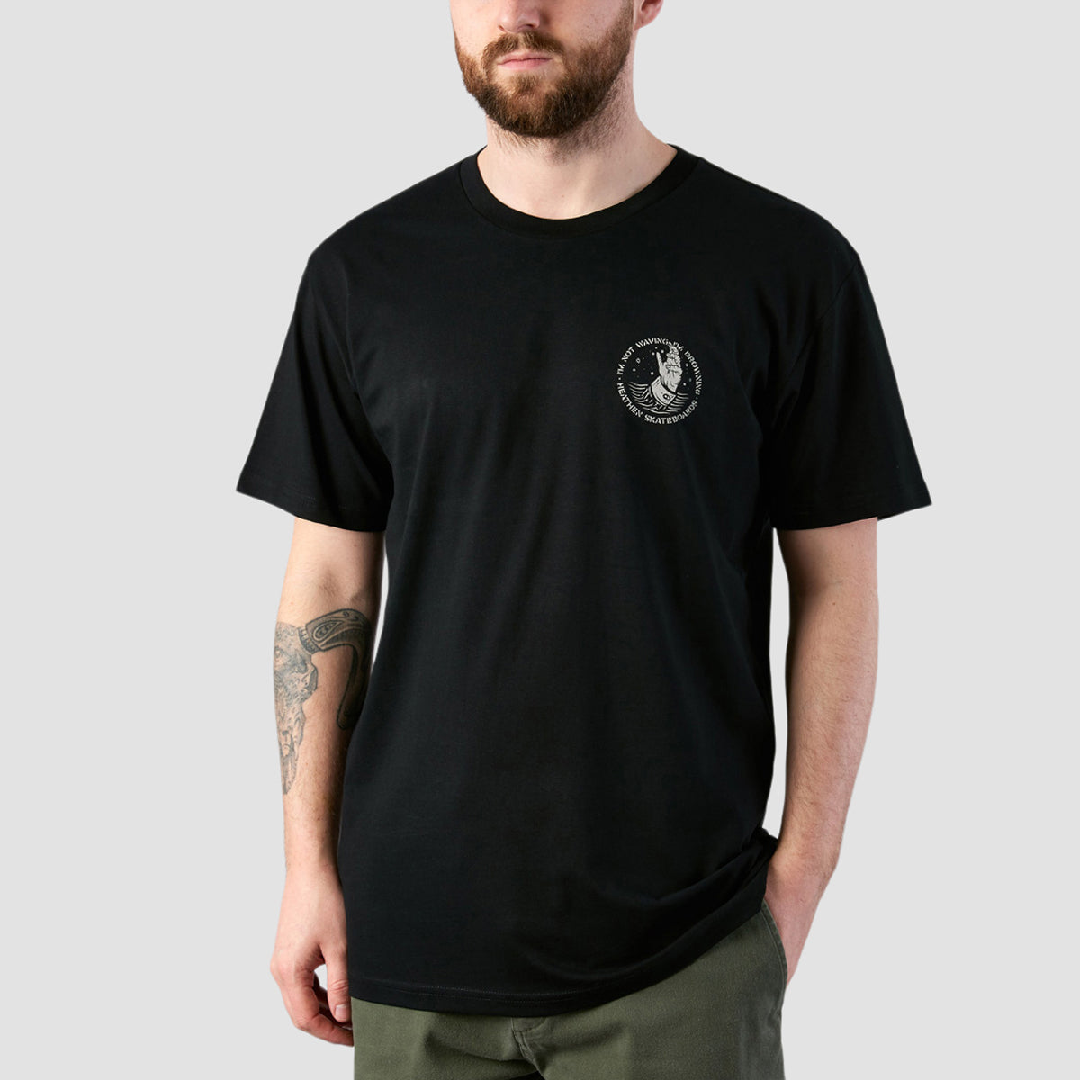 Heathen Drowning T-Shirt Black