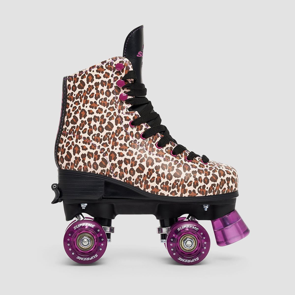Supreme Rollers Del Rey Adjustable Quad Skates Leopard