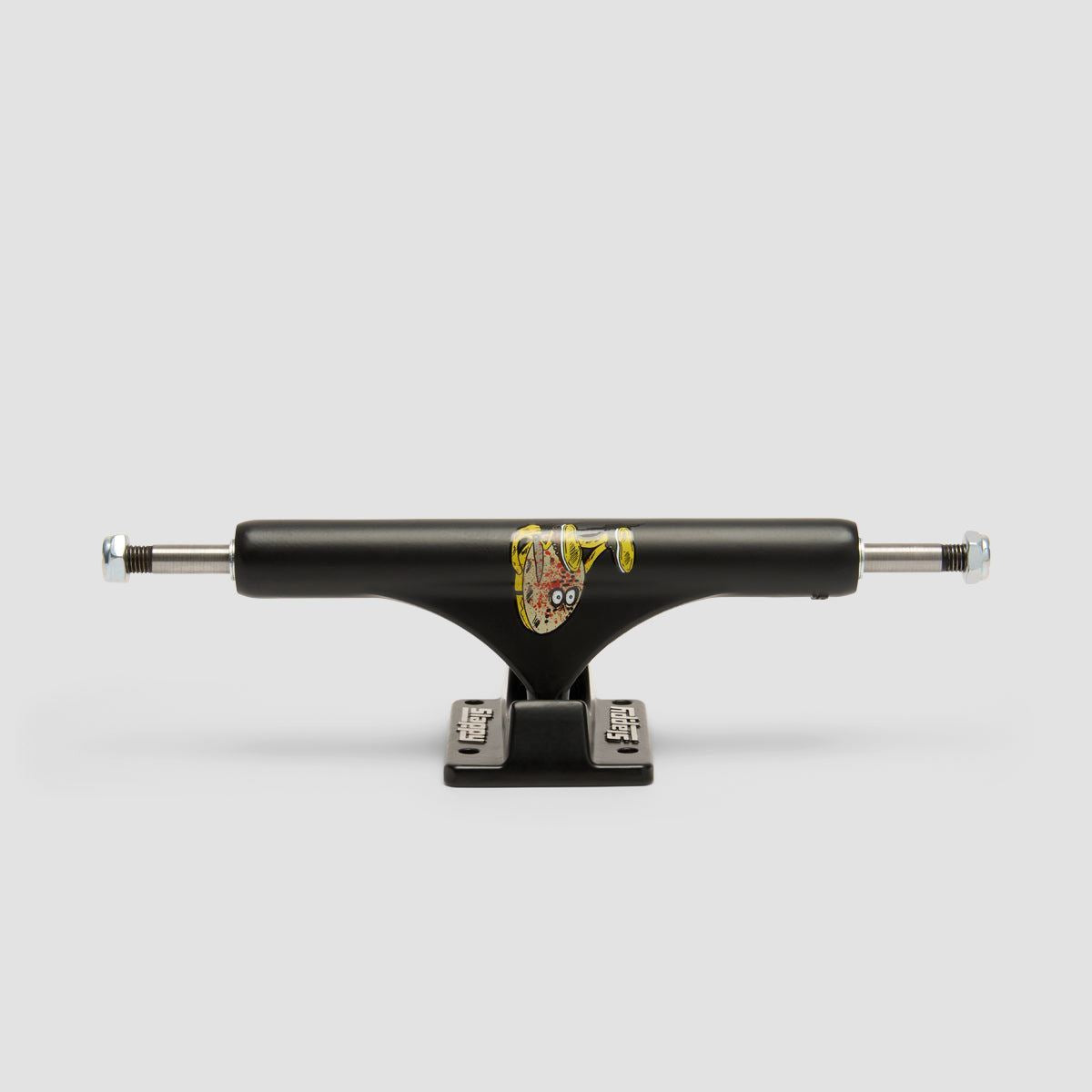 Slappy x Heroin ST1 Curb Killer Skateboard Trucks 1 Pair Matte Black - 9"